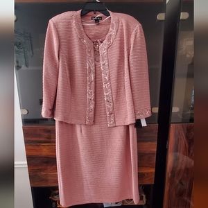 NWT Briana Miley Beautiful 2Piece Dress; Szs 18 & 20W; Apricot Color. $90Each.